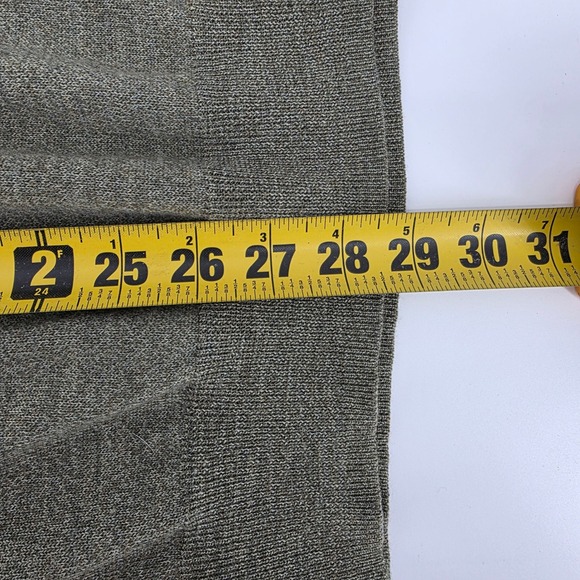 Jos A Bank Signature Collection Green Merino Wool V Neck Sweater Men's XL Green - Picture 6 of 7